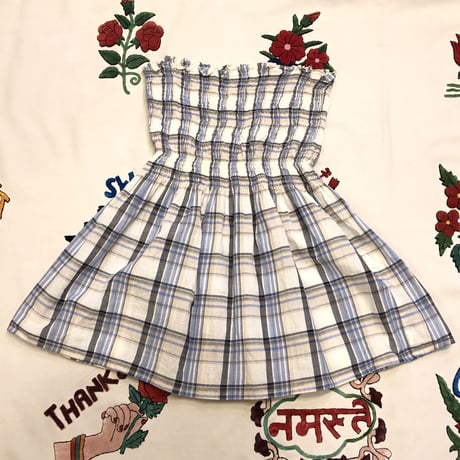 [USED] チェック柄シャーリングベアTOP♡
