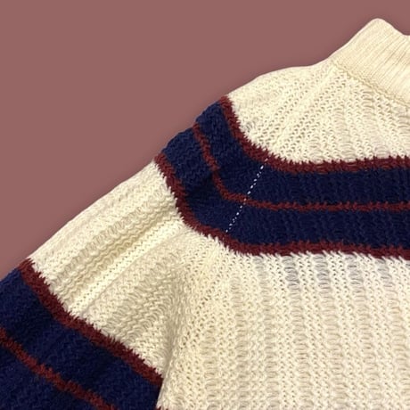 [USED] ざっくり♡ボーダー ACRYL KNIT