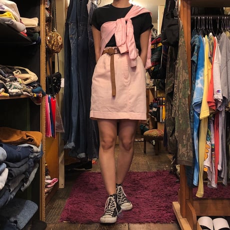 [USED] PINK COTTON SKIRT💗