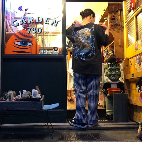 [USED] 両面 THUNDER プリント Tee
