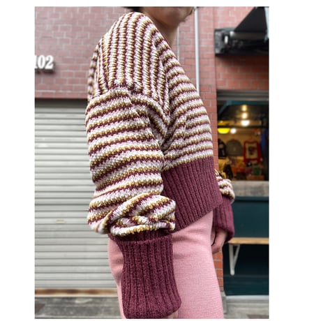 [USED]Vネックショート丈ニット ♡
