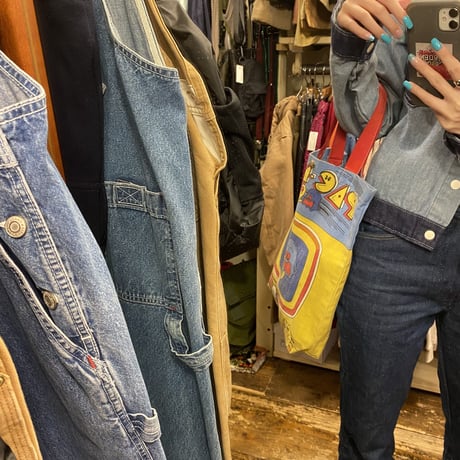 [USED] VINTAGE "PAC-MAN" TOTE BAG！