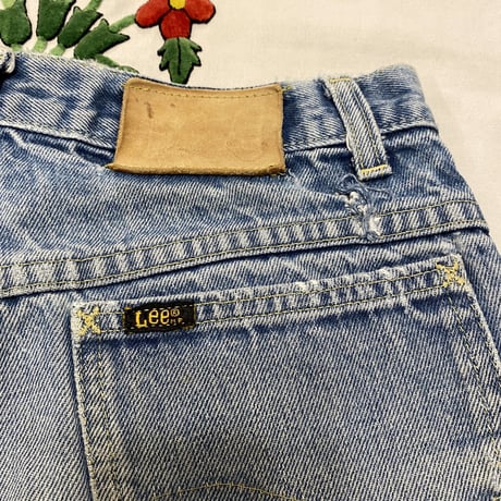 [USED] OLD Lee CUTOFF DENIM / W28 USA