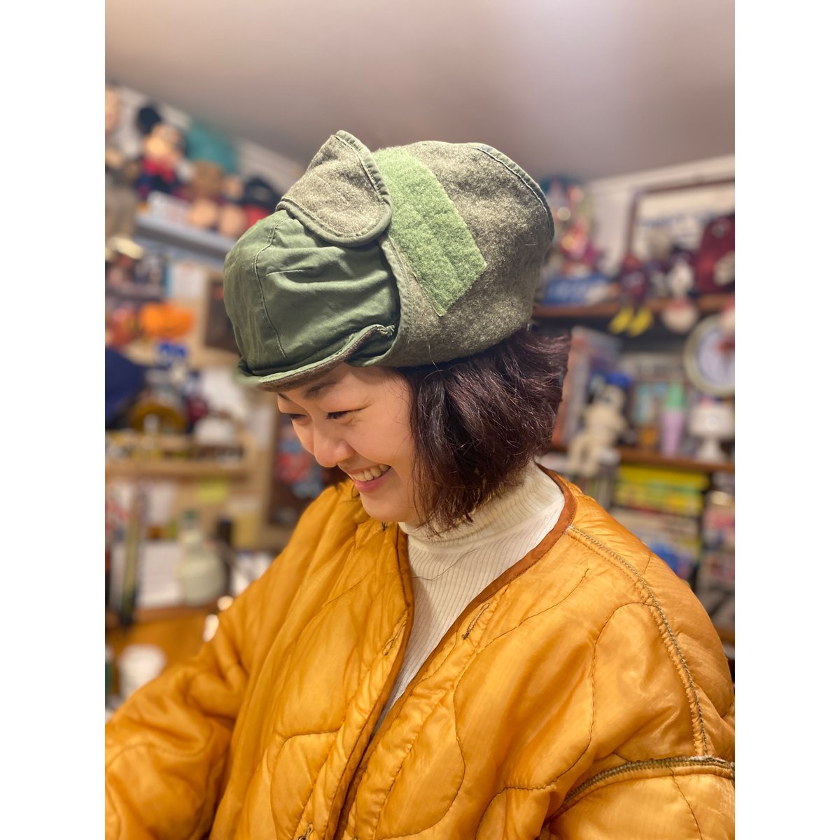 USED] 70's US ヘルメットライナーCAP | garden730