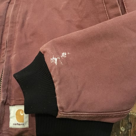 [USED] Carhartt 柄入り ダック JKT (グリーン/エンジ)