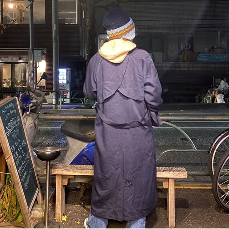 [USED] old"LONDON FOG"♡ネイビートレンチ