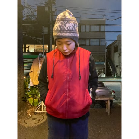 [USED] あったか♡耳あてニット帽