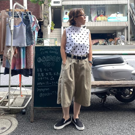 [Gardenworks] Re-make Dickies セルフォンポケット 膝下ショーツ W32