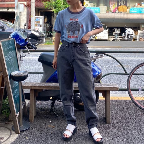 [USED] 80's Lee BLACK DENIM！