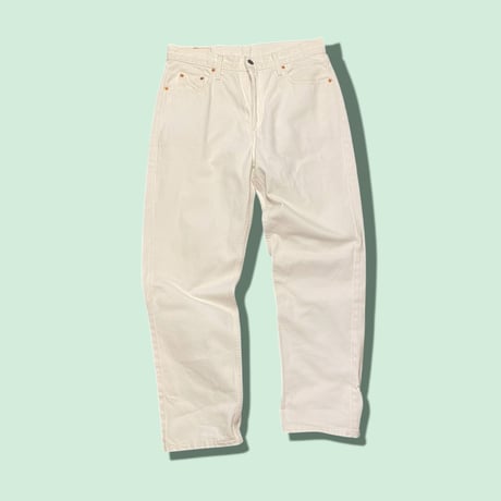[USED] Levis オレンジタブ WHITE DENIM🧡