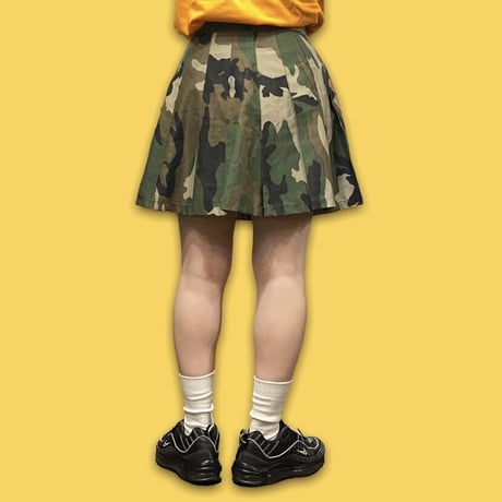 [USED] made in CANADA ! CAMO柄 巻きスカート🦆