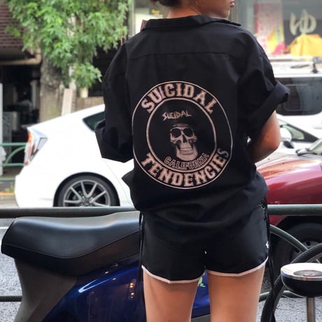 [USED]"Suicidal Tendencies×Dickies"☠️BIG shirts