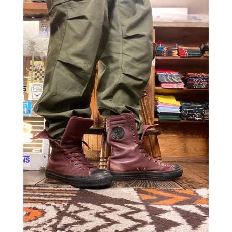 [USED] LEATHER ALL STAR  "knee Hi" US7