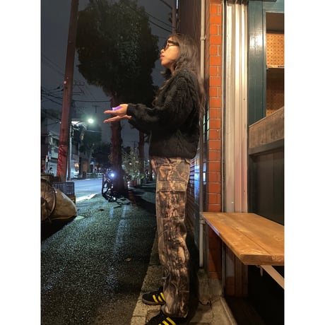 [USED] BLACK コンパクトなケーブルKNIT