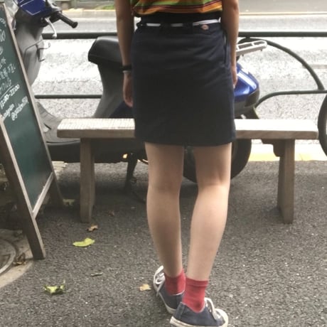 [GARDE-Nworks] ReMake Dickies BONTAN SKIRT Navy