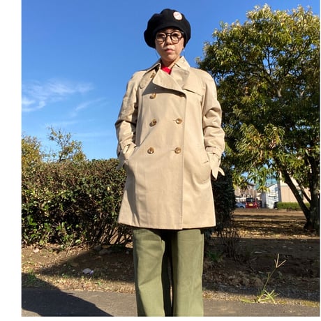 [USED] BURBERRY ハンガー付ショートトレンチコート！