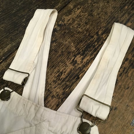 [USED] 'ワシントンDEE CEE' ホワイトデニムOVERALL!