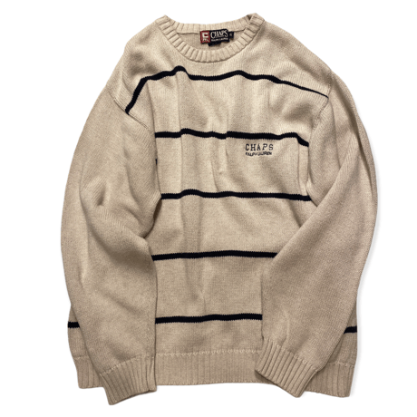 [USED] 'CHAPS' RALPH LAURENコットンニット