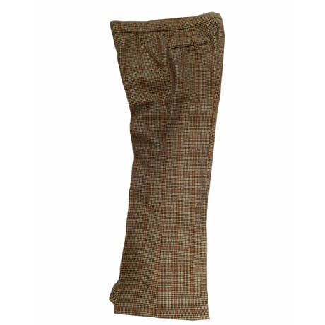 [USED] 千鳥柄 フレアPANTS
