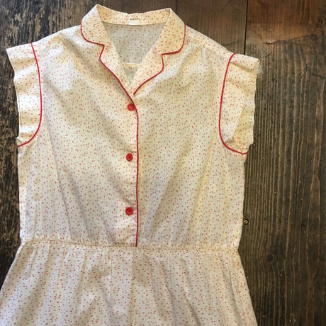 [USED] COTTON ドットワンピース