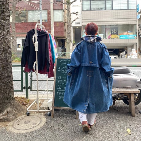 [USED] 80's DENIM トレンチコート