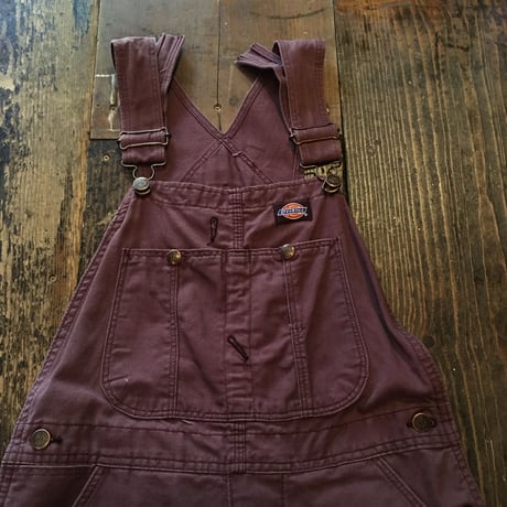 [USED] Dickiesデニムオーバーオールスカート