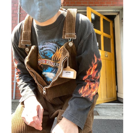 [USED] HARLEY DAVIDSON  🔥🔥FIRE~~LONG Tee