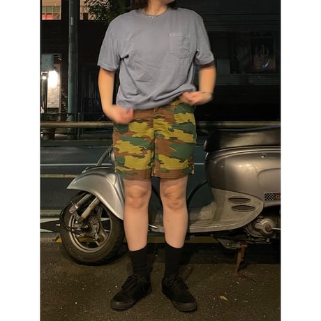 [USED] BELGIE CAMO SHORTS！