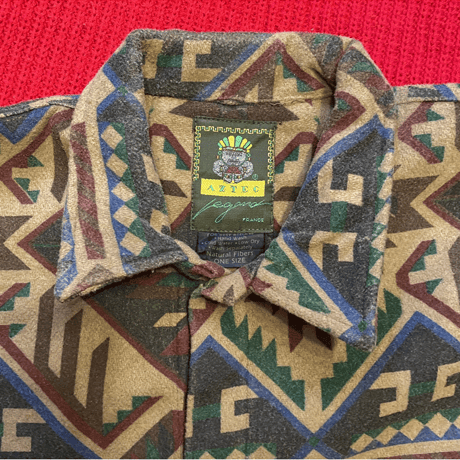 [USED] ほっこり素材🌵ネイティブ柄 シャツ