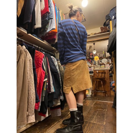 [USED]”A.P.C”ボーダーロンT