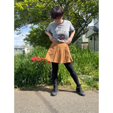 [USED] アメアパ CORD 台形ミニスカート