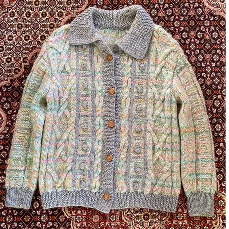 [USED]カラフルニットカーディガン