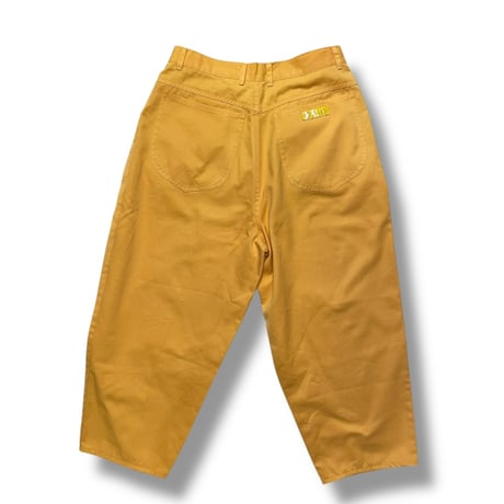 [USED] 80's P.S GITANO yellowバギーパンツ