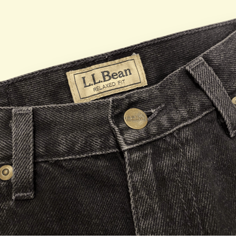 [USED] "L.L.Bean" BLK DENIM
