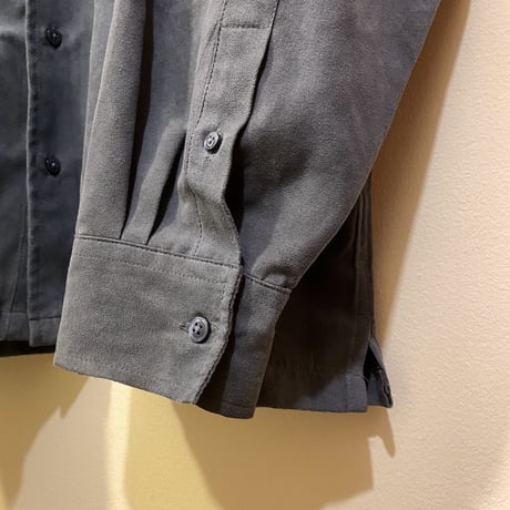 [USED] スウェード風スタンドカラーSHIRT！