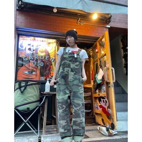 [USED] デニムcamoオーバーオール