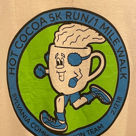 [USED] HOT COCOA RUN L/S Tee ☕️🌏🍫