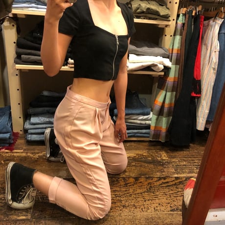 [USED] サラサラ PINKタックパンツ