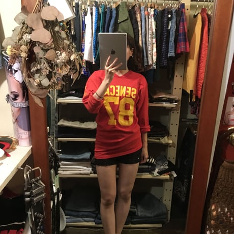 [USED]  80's  RUSSELL フットボールTee