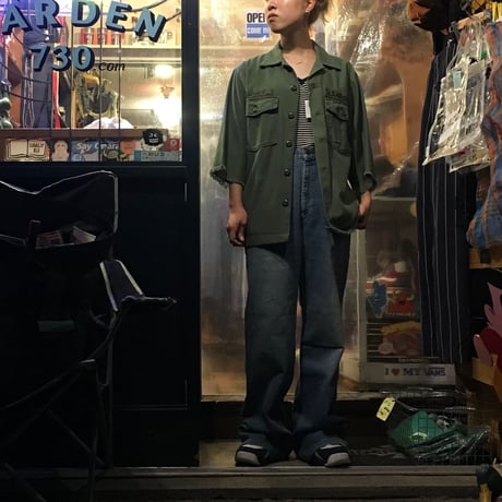 [USED] vintage US ARMY 袖フリンジ！