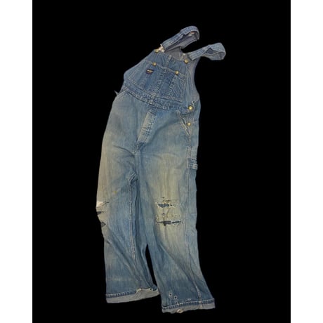 [USED] vintage OSHKOSH ダメージ OVERALL