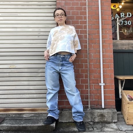[USED] ショート丈タイダイTee