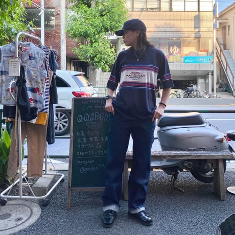 [USED] "CANDA" ネイビーS/S Tee