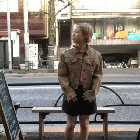 [USED] BROWNショート丈Denimジャケット