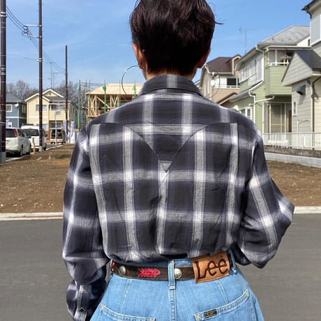 [USED] vintage  ROCK MOUNT ウエスタンshirt!