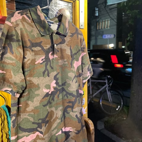[USED] POLO Ralph Lauren camo ポロtee
