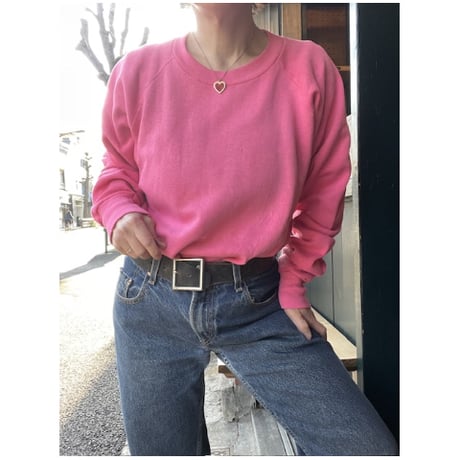 [USED] vintage PINK SWEAT