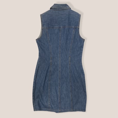 [USED] "GUESS JEANS" DENIM ONE-PIECE💙