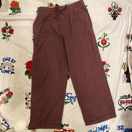 [USED] チェックネルパジャマPANTS♡