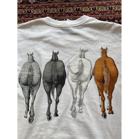 ［USED］前も後ろも可愛い♡お馬🐴Tee